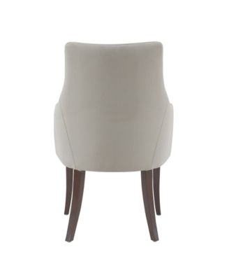 Connie Leatherette Upholstered Dining Armchair