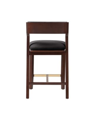 Patricia 36.2" Velvet Upholstered Counter Stool