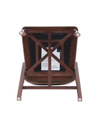 Patricia 36.2" Velvet Upholstered Counter Stool