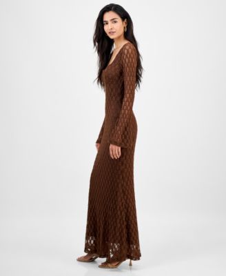 Women's Evannia Bell-Sleeve Lace Dress