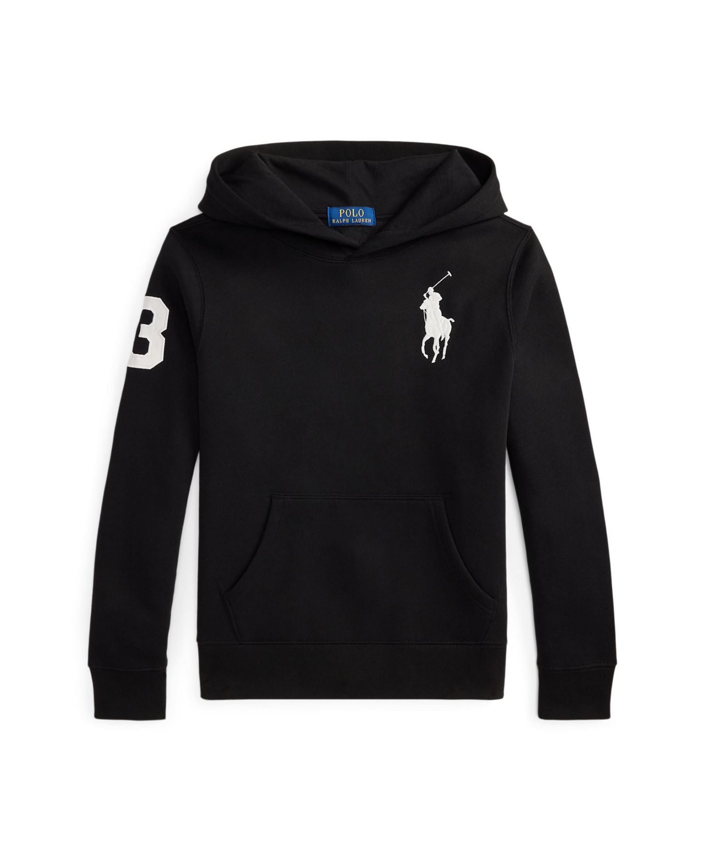Худи Polo Ralph Lauren Pony Fleece для мальчиков, цвет: Чёрный — фото 1