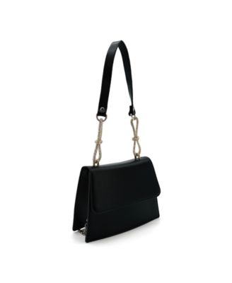 Bria Rhinestone Handle Shoulder Bag
