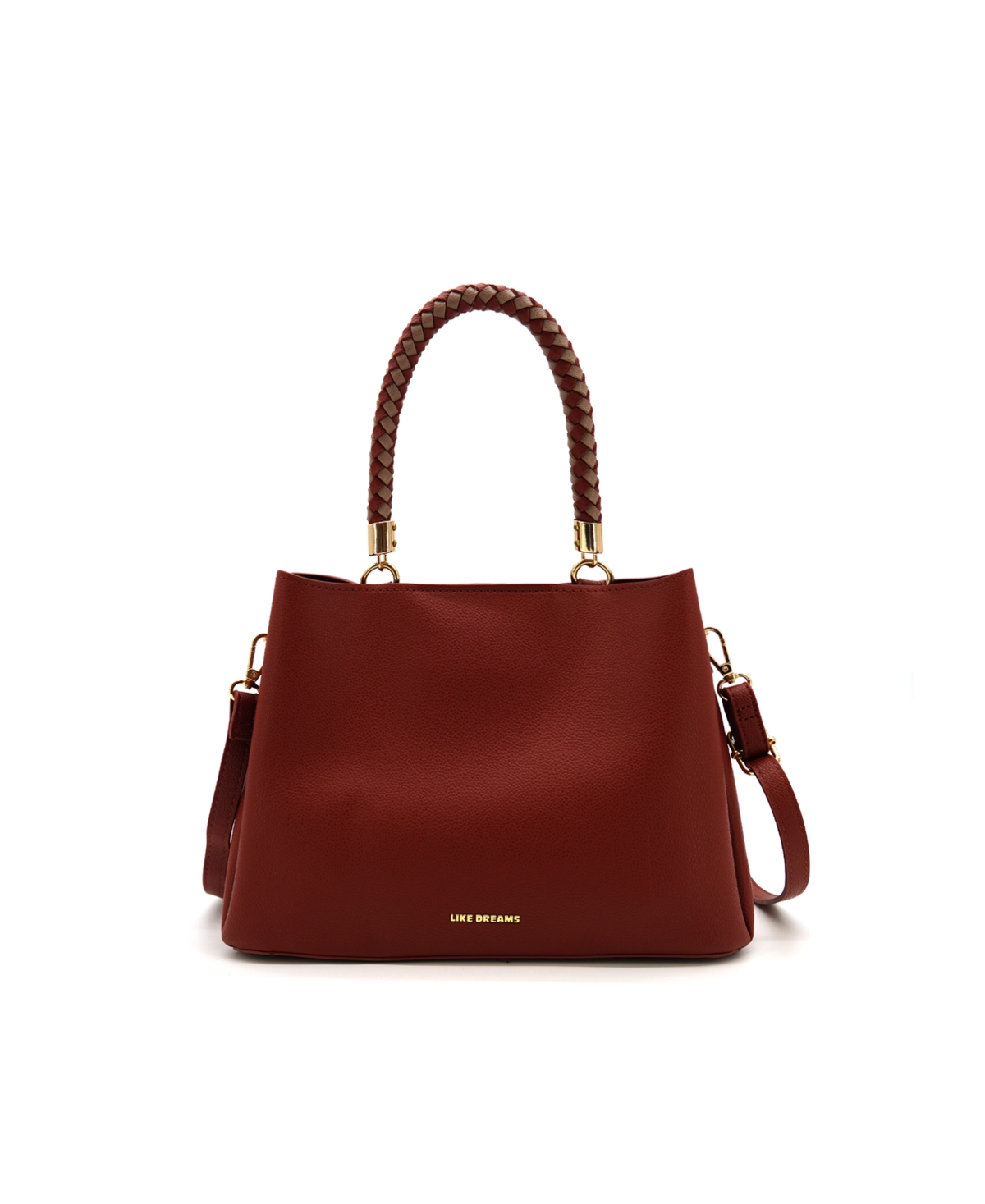 Yara Top Handle Crossbody Bag - Burgundy