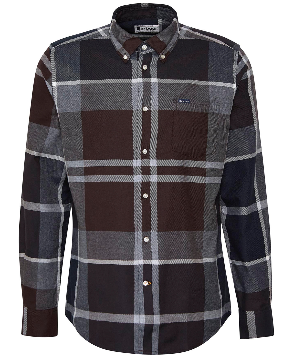 Barbour Men's Dunoon Tailored-Fit Tartan Button-Down Twill Shirt
