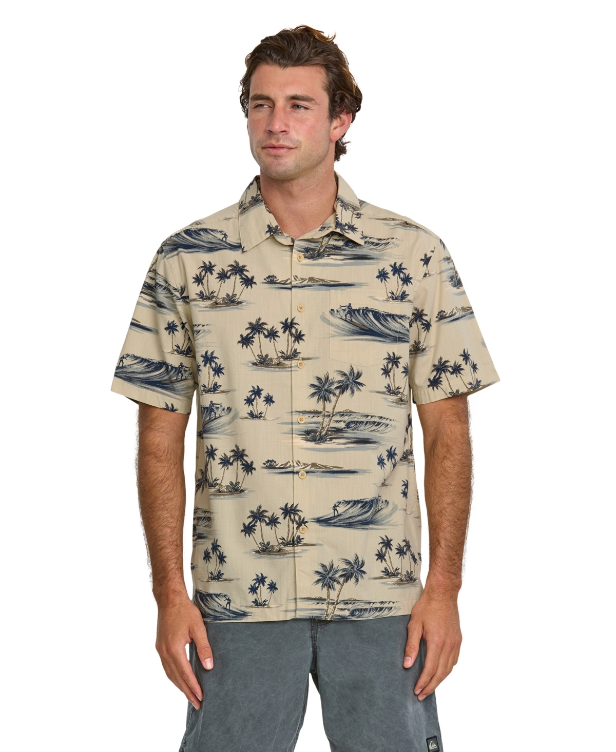 Men's Day Dreamin' Woven Shirt - White