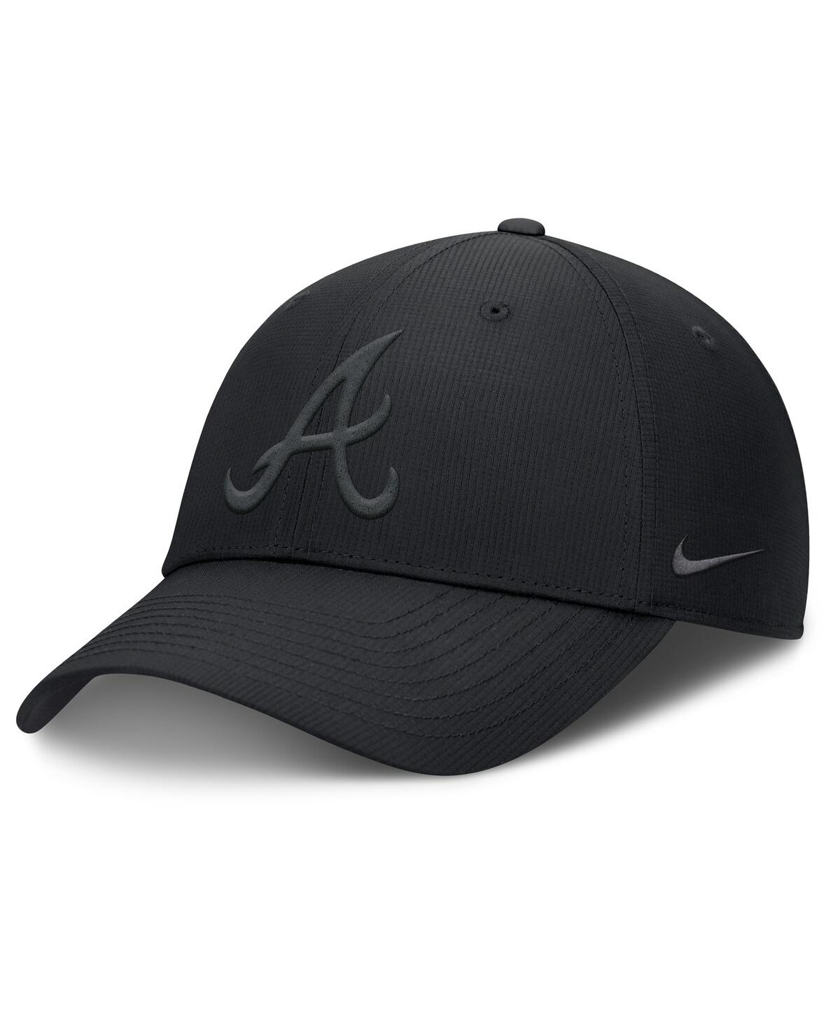 Nike Men's Black Atlanta Braves Primetime Club Performance Adjustable Hat