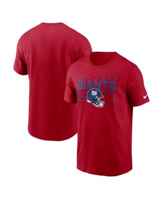 Nike - Men's Red New York Giants Primetime Helmet Essential T-Shirt