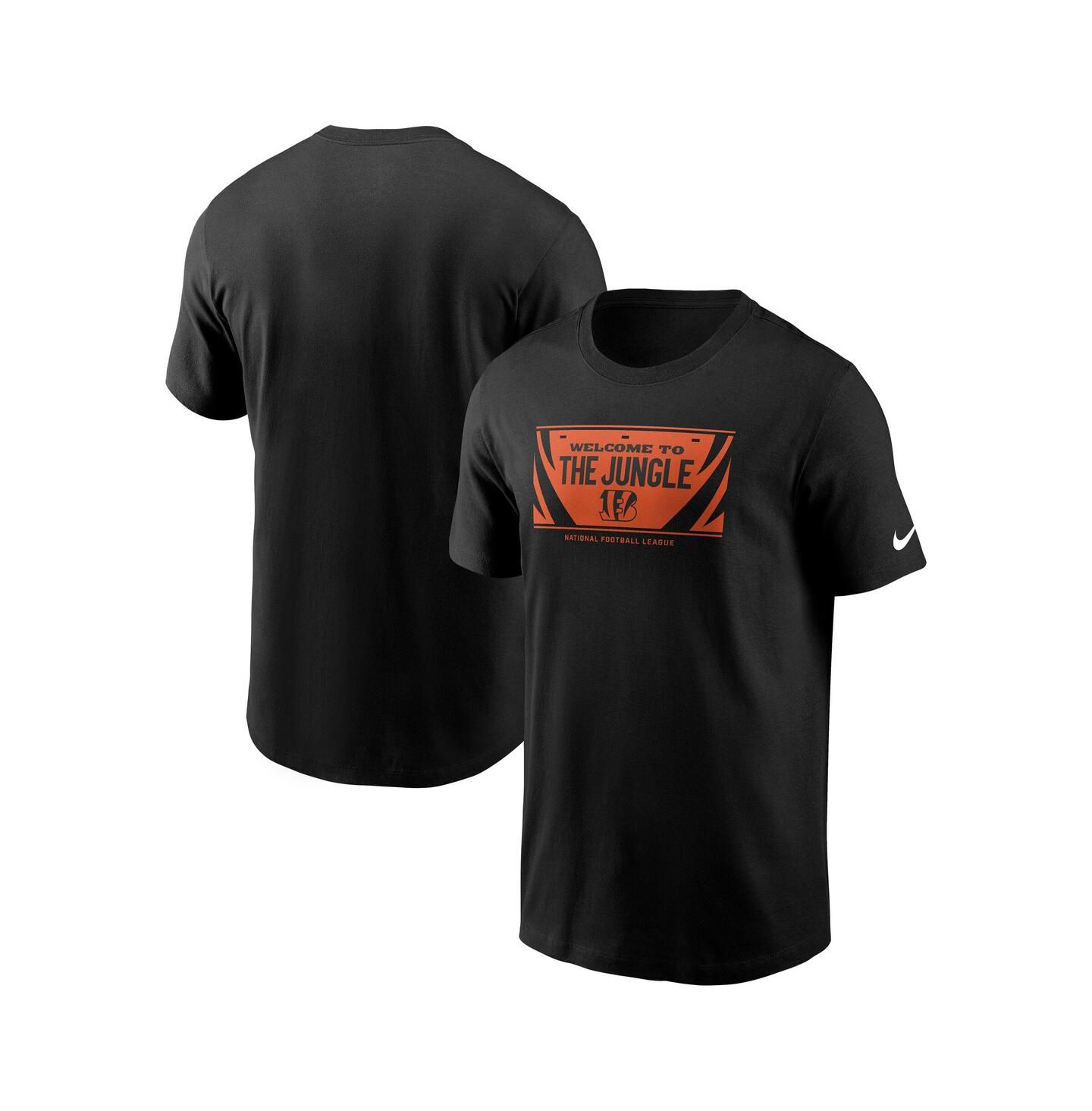 Мужская футболка Nike Black Cincinnati Bengals Primetime Local Essential — фото 1