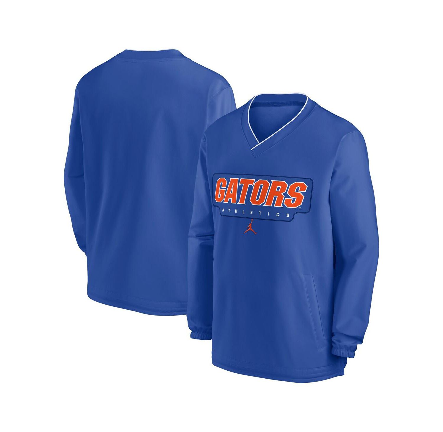 Men's Royal Florida Gators 2024 Sideline Pullover Windshirt