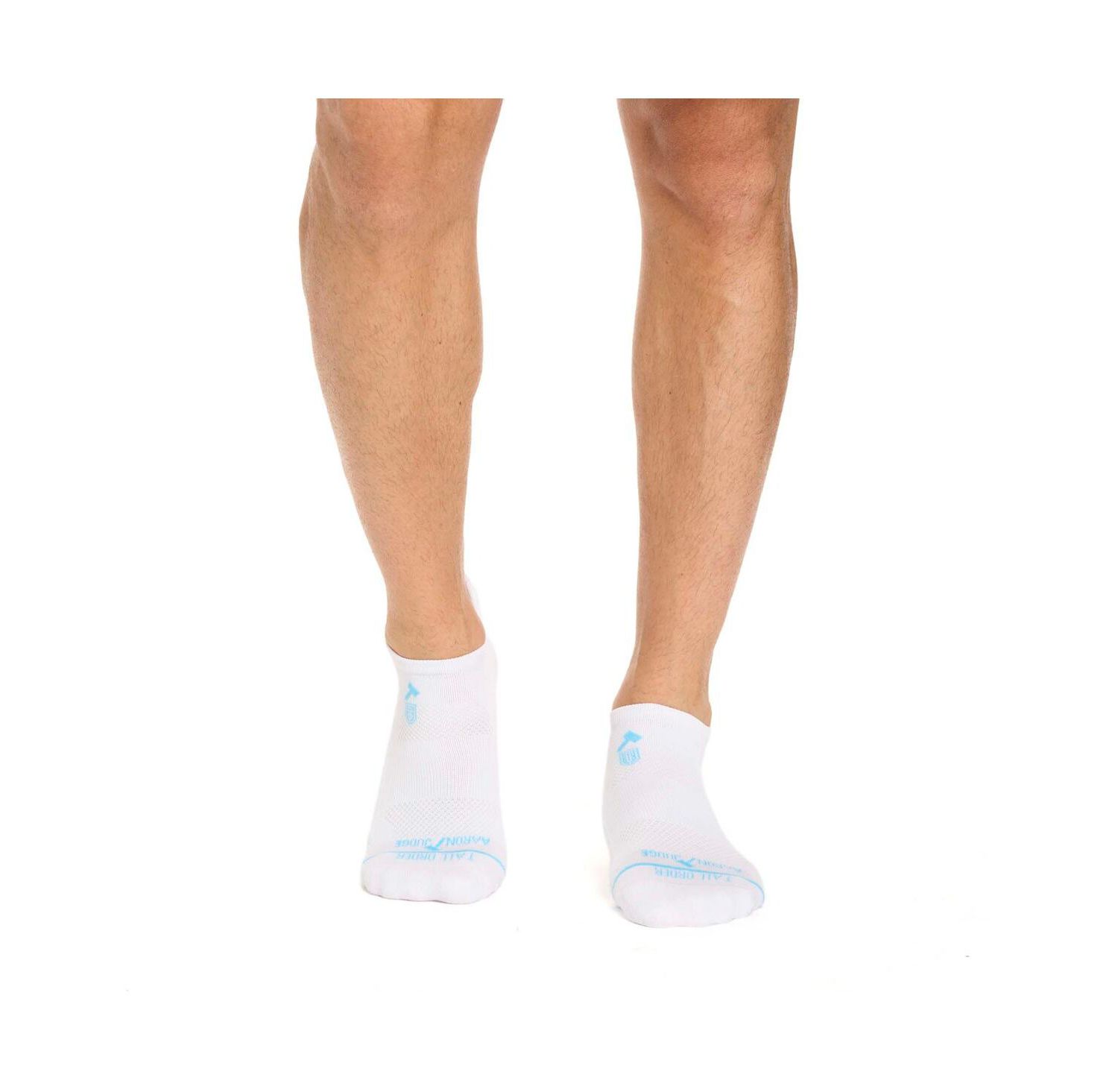 Men's and Women's White Aaron Judge's Gameday 2-Pack Low-Cut Non-Slip Gripper Socks