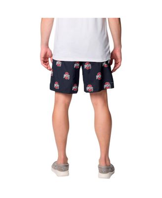 Men's Black Ohio State Buckeyes Big Tall Back Cast Shorts