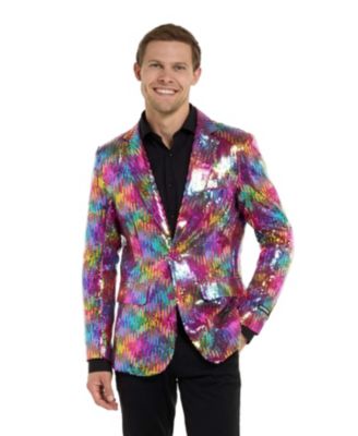 Men's Shiny Party Blazer - Sequins USA