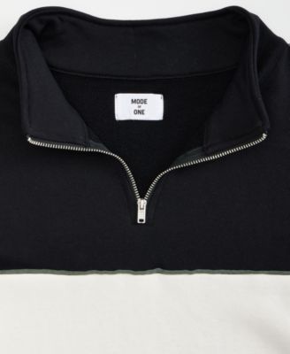 Men's Relaxed-Fit Half-Zip Sweatshirt, Macy's Exclusive