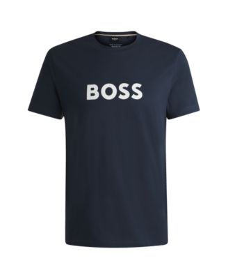 Hugo Boss Men's SPF 50+ UV Protection Cotton-Jersey T-Shirt