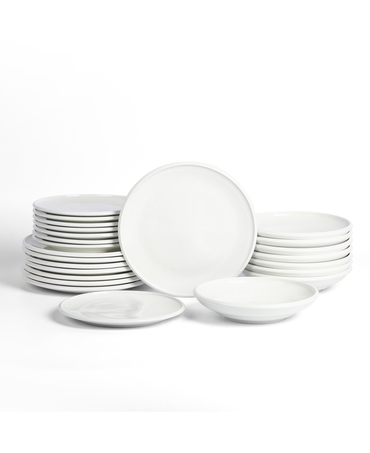 Harmony 24 Pc. Dinnerware Set, Service for 8 - Grey