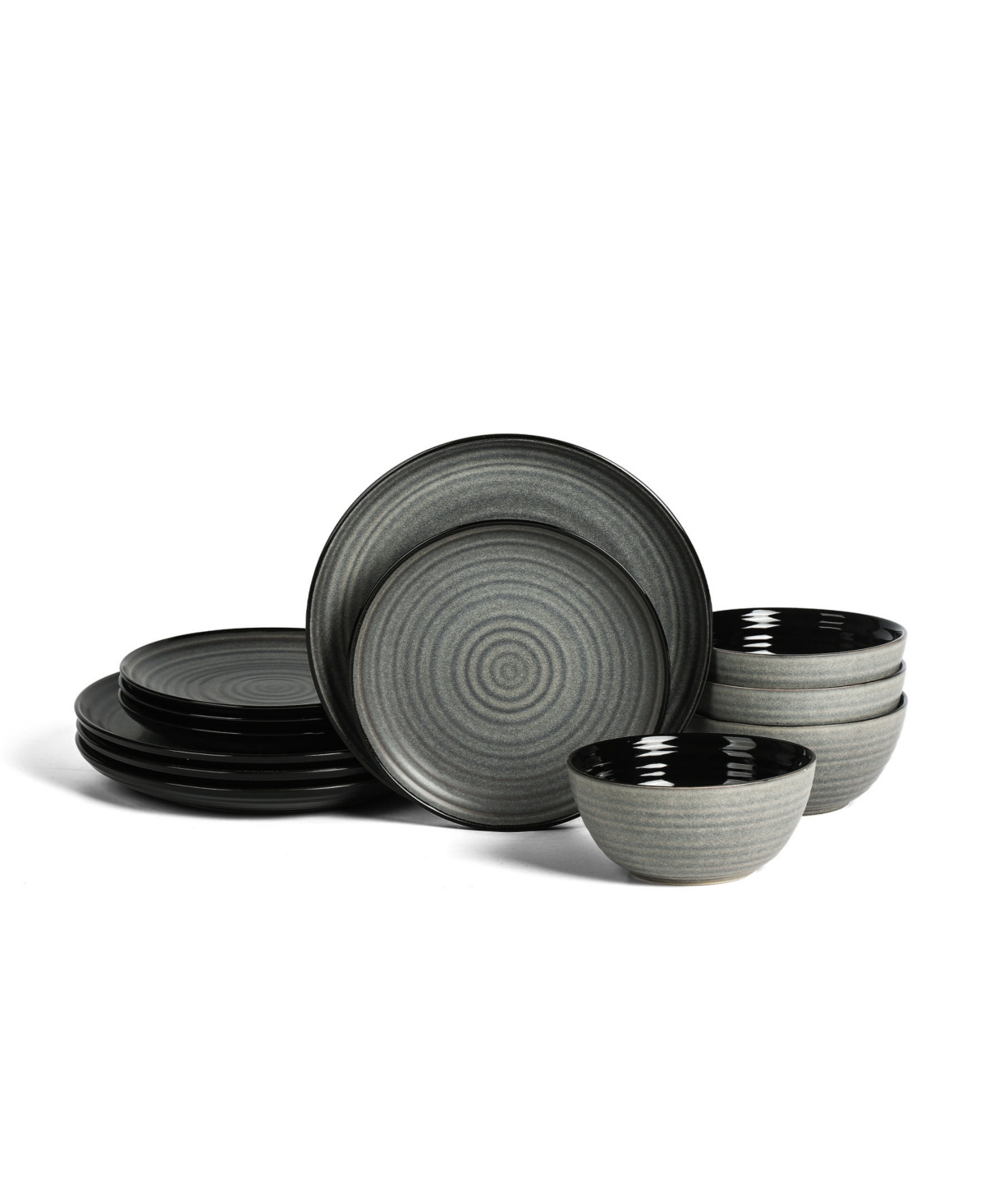 Dua 12 Pc. Dinnerware Set, Service for 4 - White