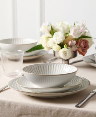 Linea 32 Pc. Dinnerware & Glassware Set, Service for 8