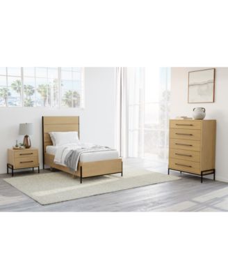 Linstead 3-Pc. Twin Panel Set (Bed, Chest & Nightstand), Created for Macy's