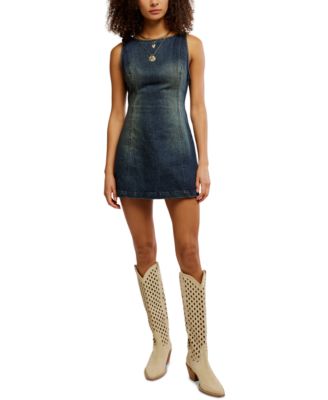 Women's Atlas Cotton Denim Mini Dress