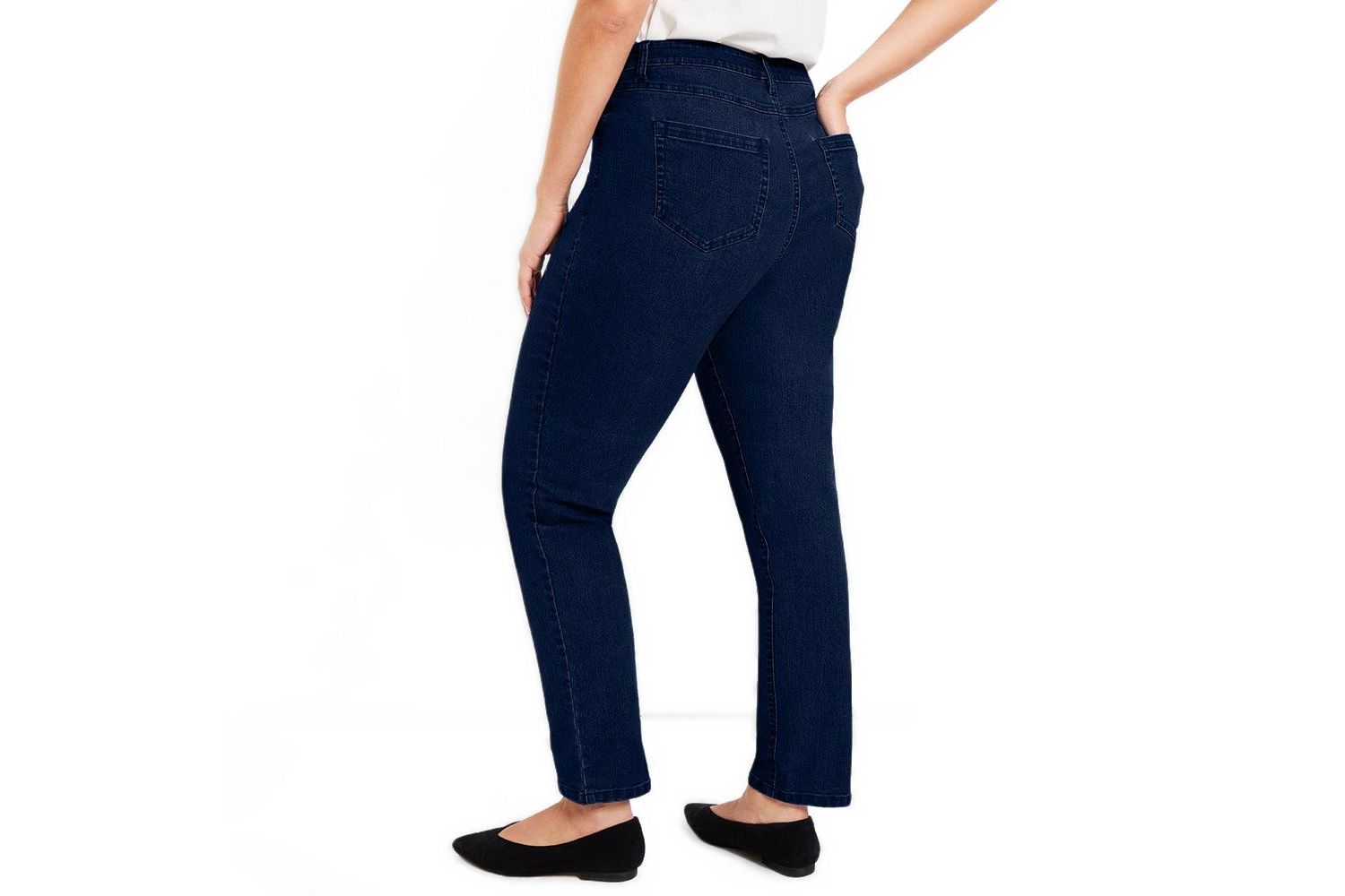 Women's June and Vie Curvie Fit Straight-Leg Jeans