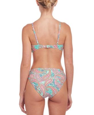 Women's Paisley Print Classic Bikini Swimsuit Bottom