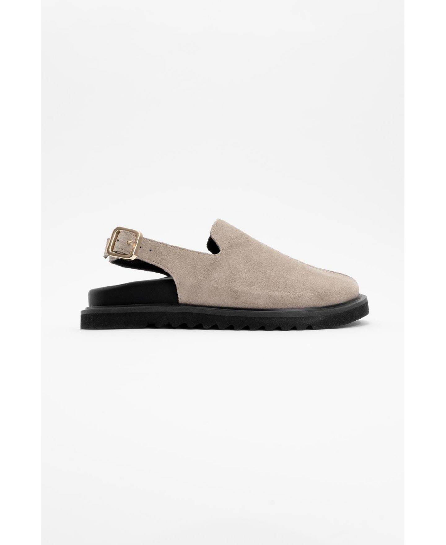 Женские сабо Forever & Always Shoes Laby Leather, цвет: Бежевый замшевый кожаный — фото 2
