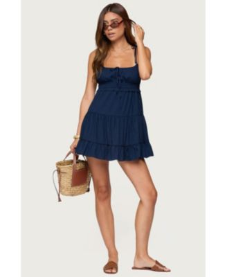 Women's Sontana Ruched Tiered Mini Dress