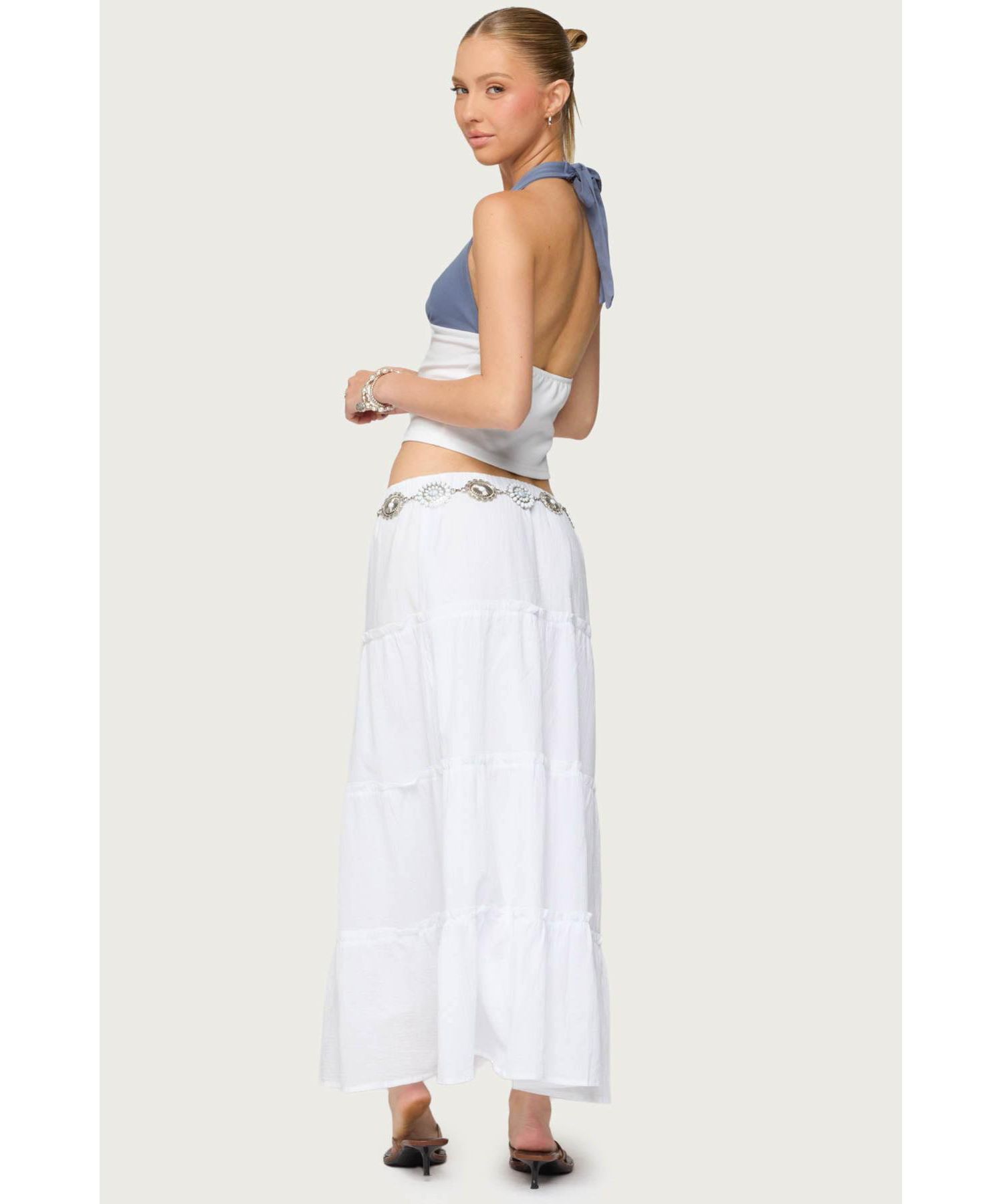 Women's Charlotte Tiered Maxi Skirt