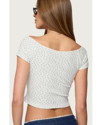 Women's Perry Floral Boat Neck Top