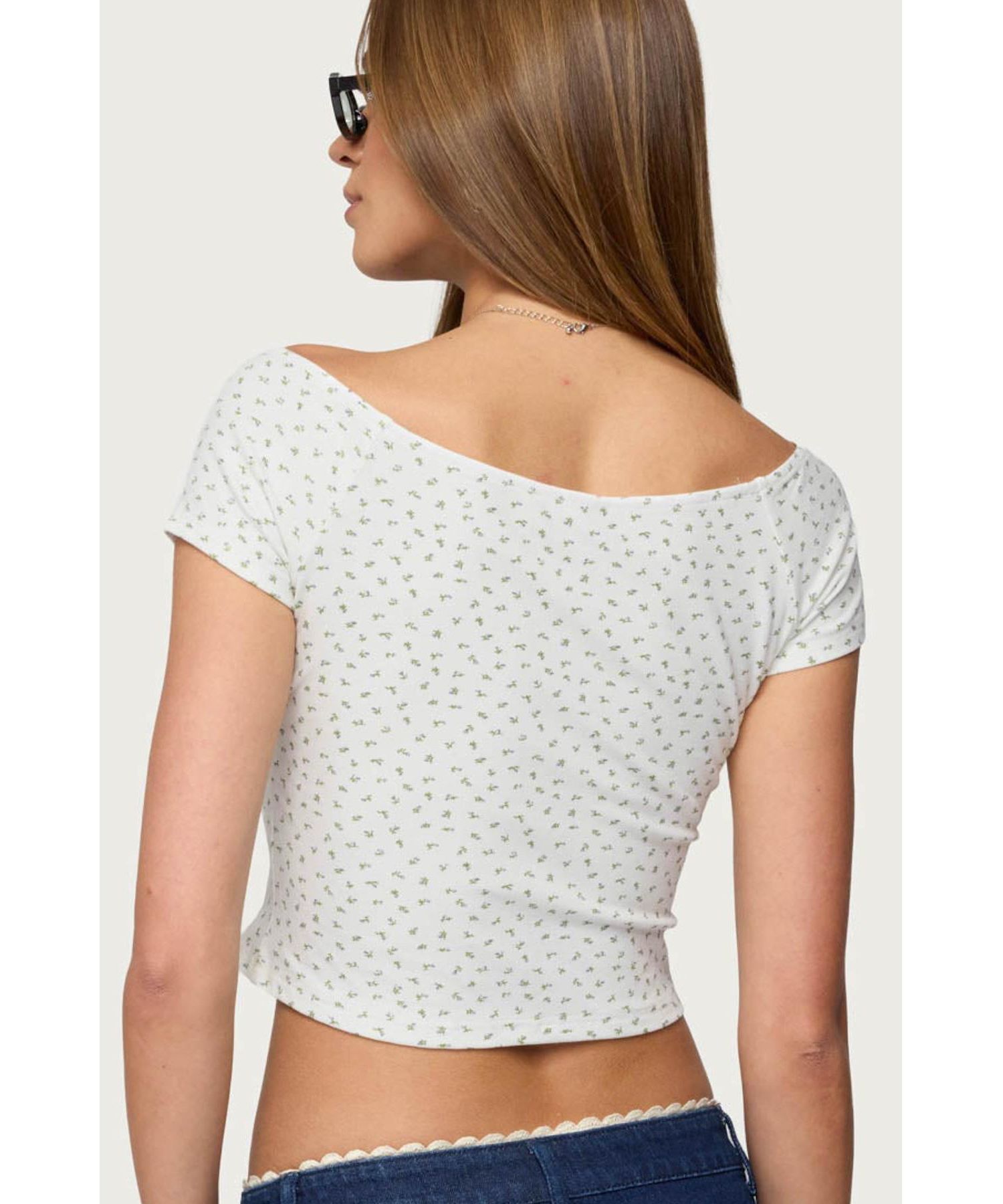 Women's Perry Floral Boat Neck Top