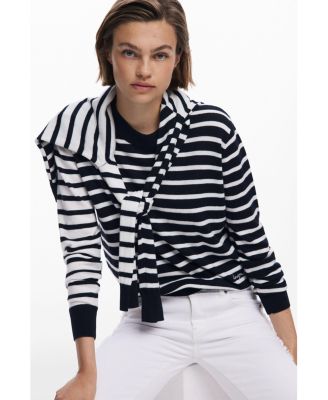 Women's Horizontal striped sweater
