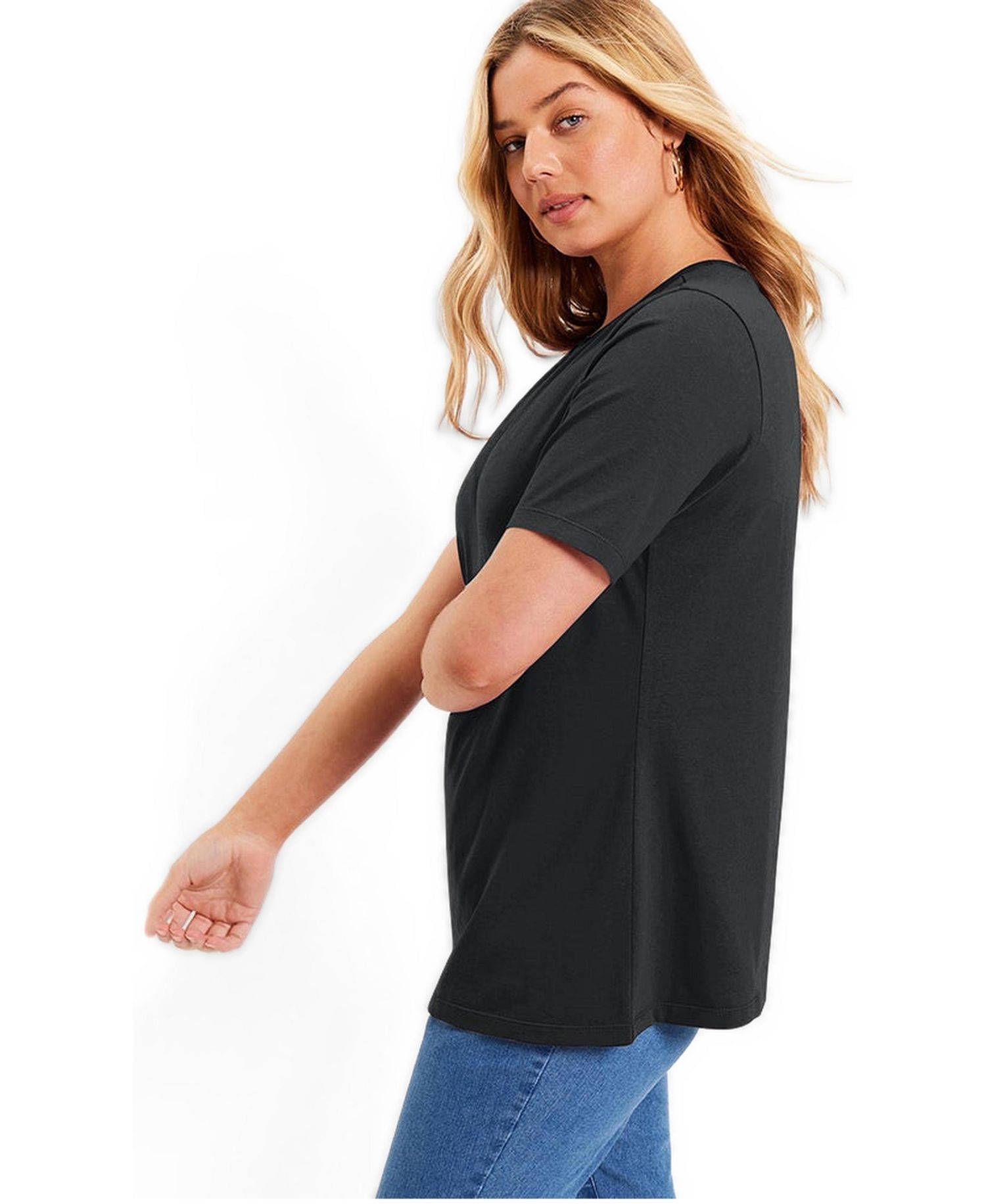 Women's June and Vie Short-Sleeve Crewneck One + Only Tee