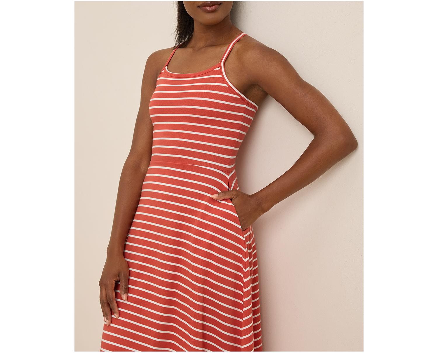 Women's Fit & Flare Midi Dress