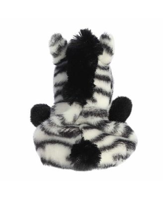 Aurora Mini Grevy Zebra Palm Pals Adorable Plush Toy White 4"