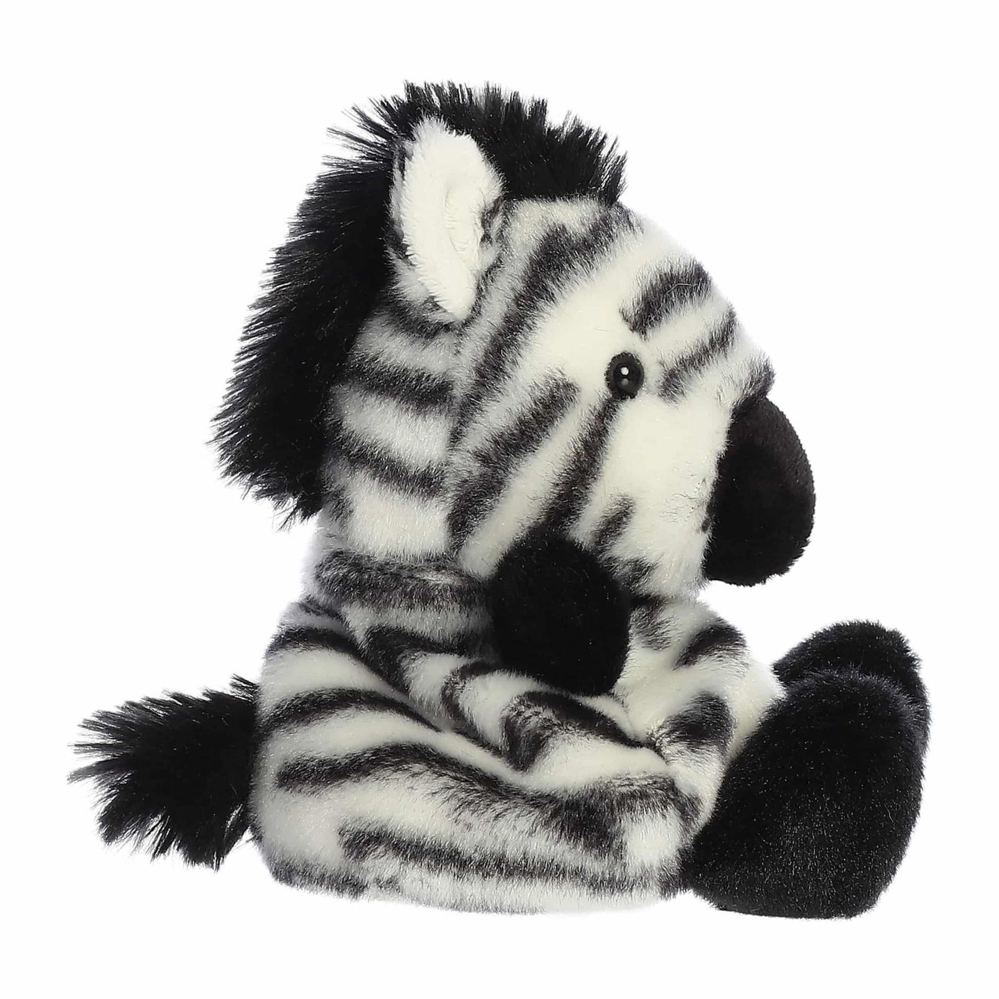 Детская мягкая игрушка Aurora Grevy Zebra Palm Pals Mini Plush, цвет: Белый — фото 4