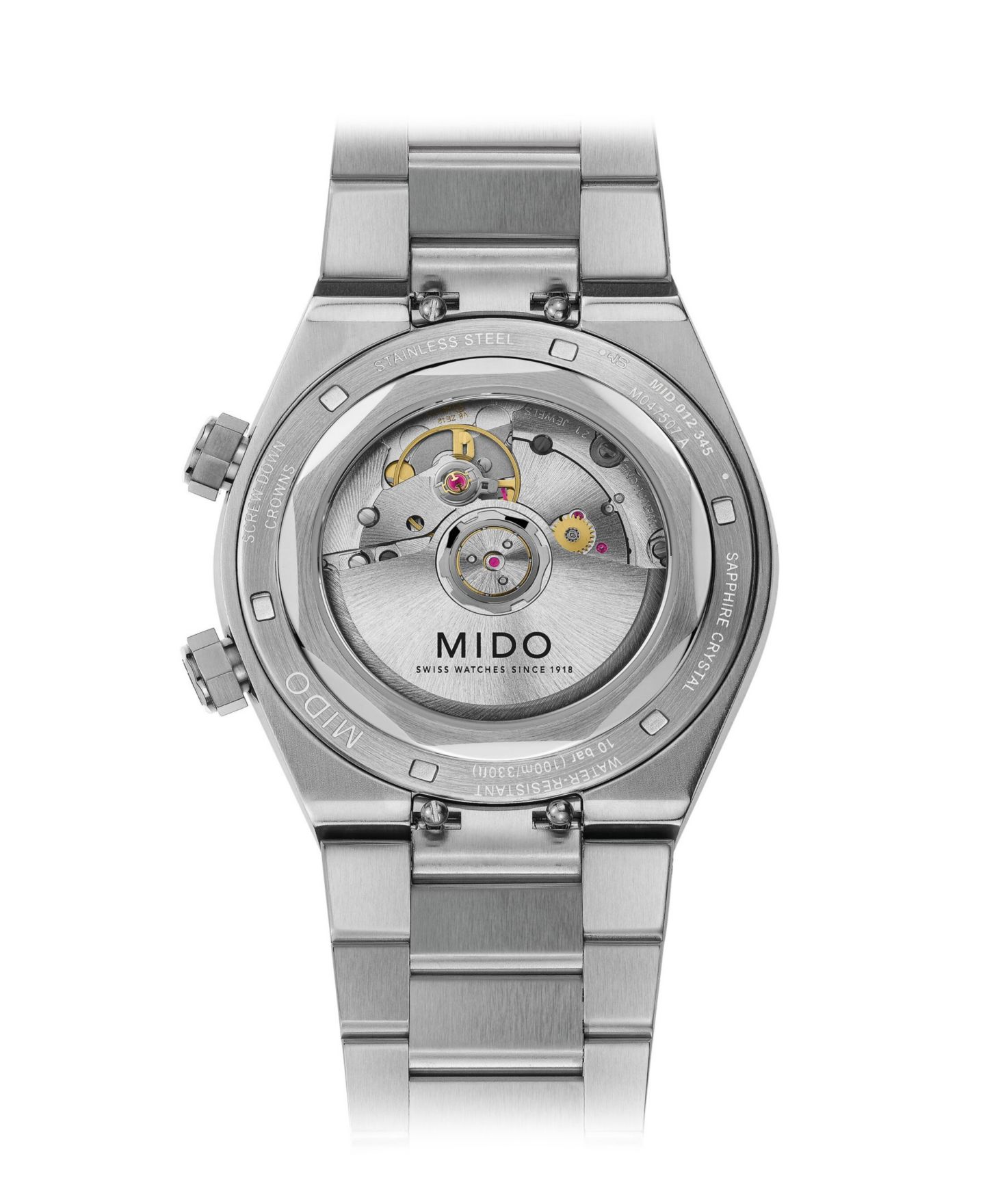 Часы Mido Unisex Multifort 8 Ice Swiss Automatic, 40mm — фото 2