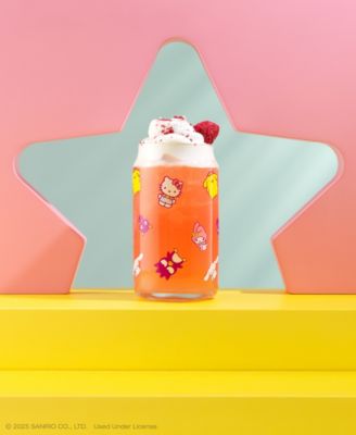 Hello Kitty Friends Character Toss Can Drinking Glasses, Set of 4