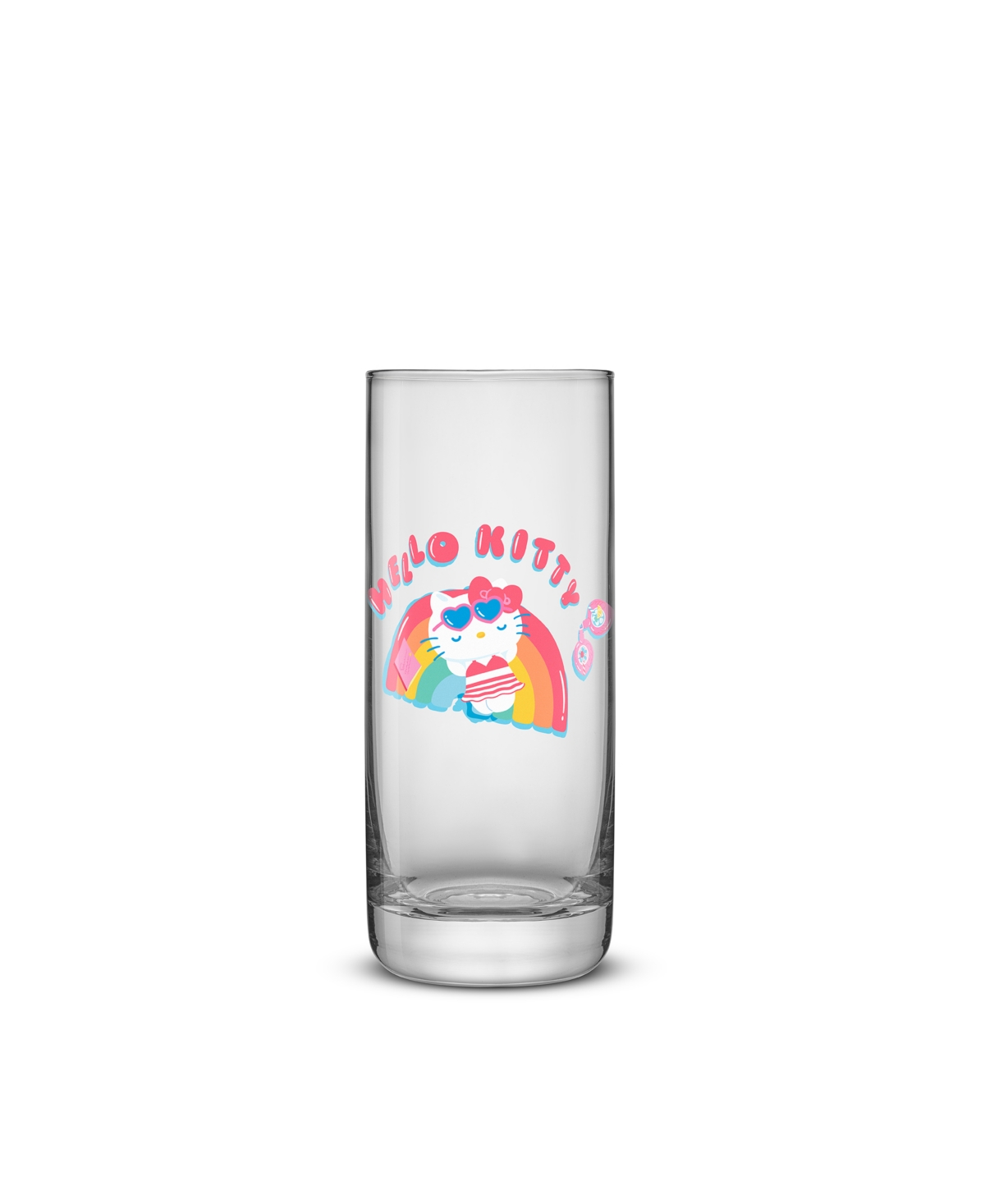 Joyjolt Hello Kitty Friends Summer Drinking Glasses, Set Of 4 In Multi