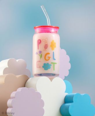 Pooh and Friends Can Tumblers with Lids and Straws, Set of 4