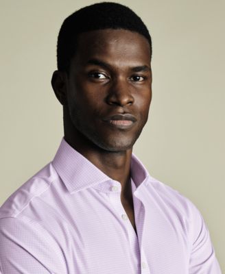 Men's Non-Iron Gingham Dress Shirt