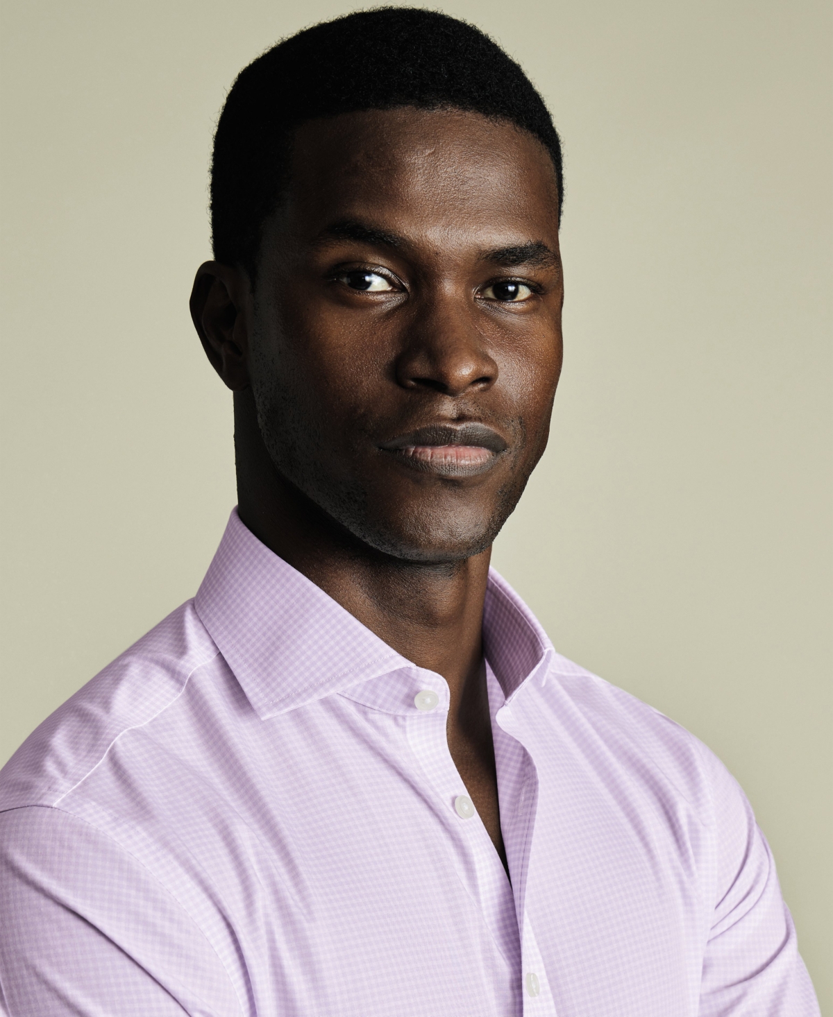 Charles Tyrwhitt Non-iron Poplin Gingham Shirt In Black