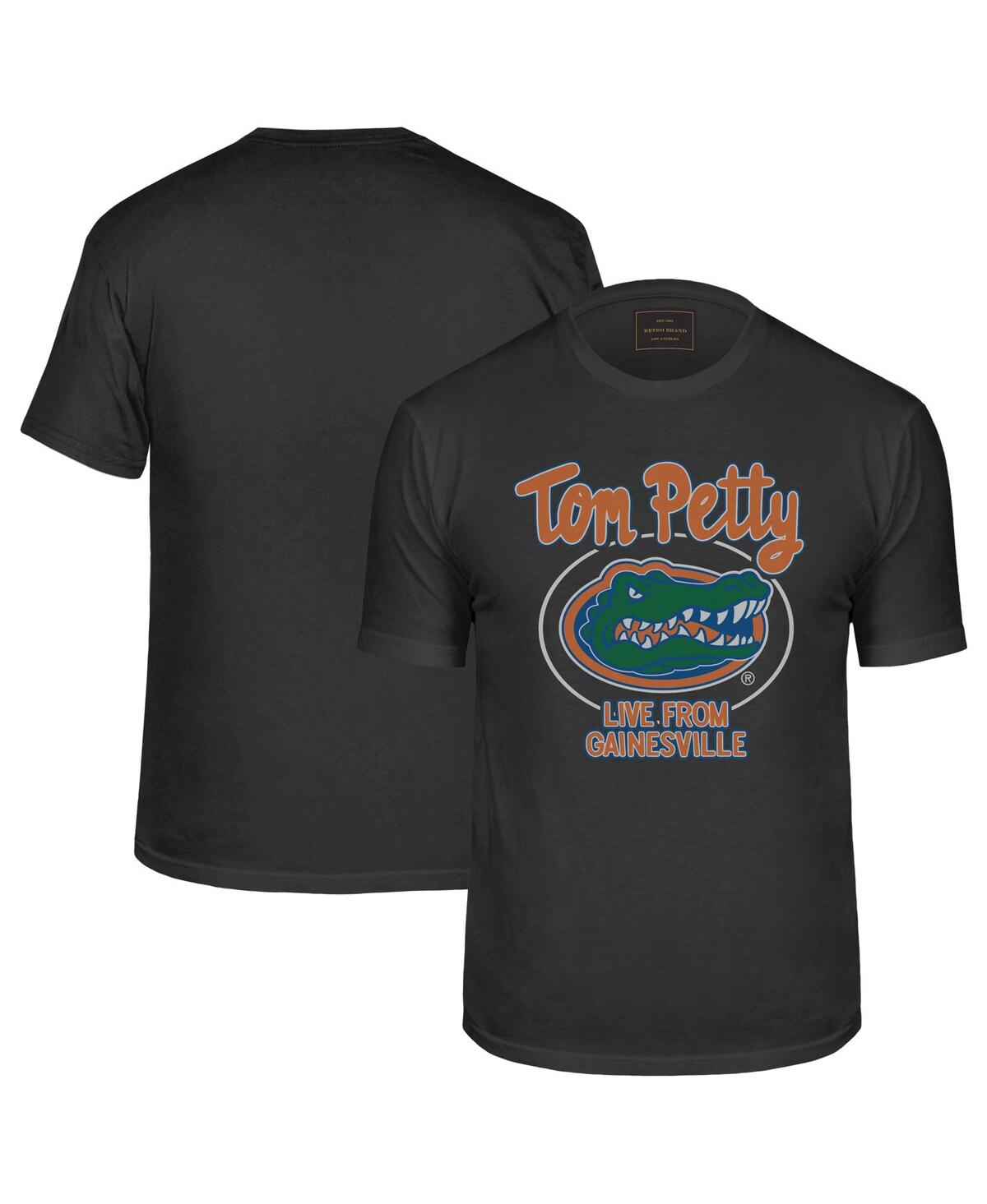 Men's Tom Petty Black Florida Gators Black Label T-Shirt - Black