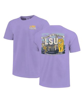 Image One - Big Boys and Girls Purple LSU Tigers Local Campus Scene T-Shirt