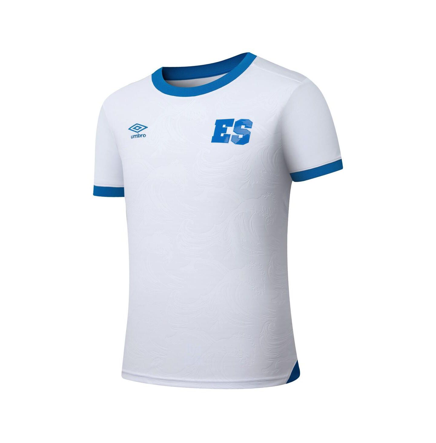 Детское джерси Umbro сборной Сальвадора 2025 Away Replica, White — фото 2