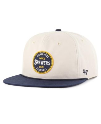 '47 Brand - Men's ' Brand Natural Milwaukee Brewers Payson Captain Adjustable Hat