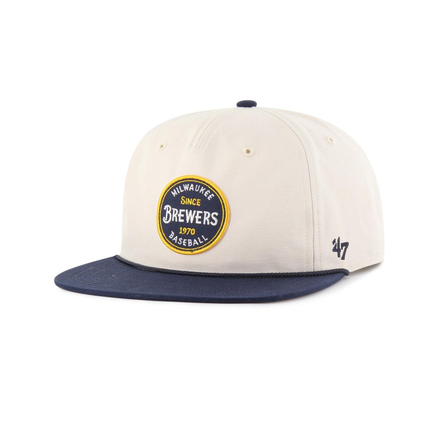 Men's Natural Milwaukee Brewers Payson Captain Adjustable Hat
