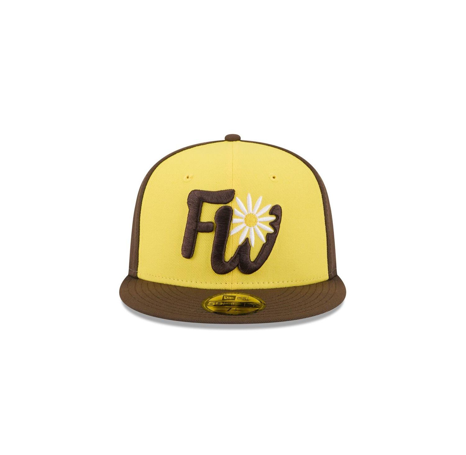 Men's Yellow Fort Wayne Tin Caps Theme Nights 59FIFTY Fitted Hat