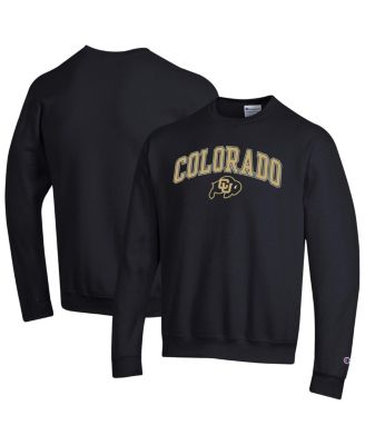 Champion - Men's&nbsp;Black Colorado Buffaloes Arch Over Logo Pullover Sweatshirt