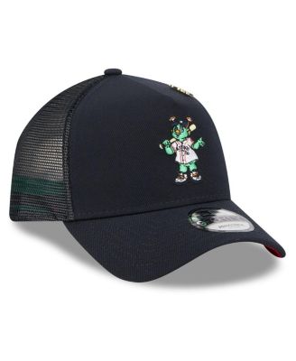 Men's Navy Houston Astros 2025 Big League Chew A-Frame 9FORTY Adjustable Trucker Hat