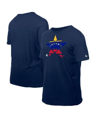 New Era - Men's Navy Houston Astros Venezuelan Flag Logo T-Shirt